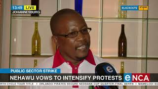 Union Nehawu vows to continue with protests