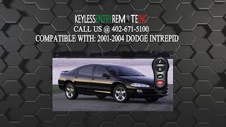 How To Replace Dodge Intrepid Key Fob Battery 2001 2002 2003 2004