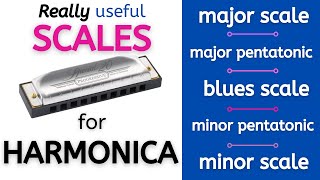 Harmonica Scales in 1st, 2nd, 3rd Positions | Major, Minor & Blues Scale Lesson