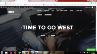 West WordPress Theme Tutorial 1