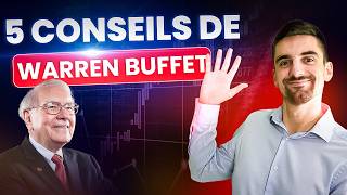 5 conseils de Warren Buffet pour réussir en bourse