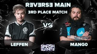 Leffen Falco vs Mang0 Fox - Reverse Main Singles: 3rd Place Match - Smash Summit 8