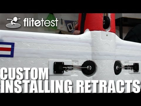 Flite Test - Custom Installing Retracts - Flite Tip - YouTube