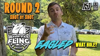 Kevin Jones | Shot-by-shot | Round 2 | 2023 Beaver State Fling | DGPT Silver Series