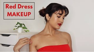 RED LIP Makeup Tutorial | Makeup for RED DRESS