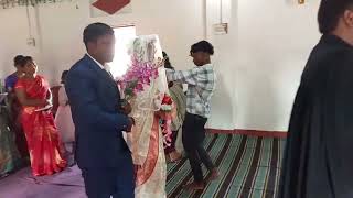 Abhiram& mahima  marraige  church enter time rajabasa GEL Church part 2  Bimal tapno