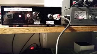 MFT 40 Double side band transceiver by EA3GCY,  made by ON6UU,  part 2