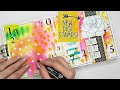 Art Journal Background with Scribble Sticks + New Printables