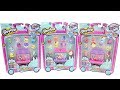 Shopkins World Vacation Season 8 Boarding to Europe 12 Packs Unboxing Toy Review with Bag Charms