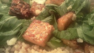 Simple Healthy Vegan Meal - Sweet Chili Tempeh Rice