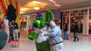 ESPN 92.3 - Philly Phanatic Visits the Susquehanna Valley Mall