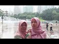 Ke dan di KLCC Malaysia sedang hujan 2024