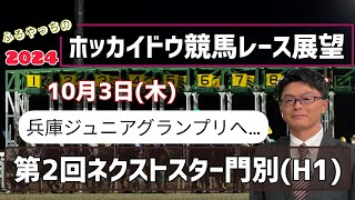 【ネクストスター門別】10月3日(木)門別競馬レース展望～第2回ネクストスター門別(H1)【2024ホッカイドウ競馬】