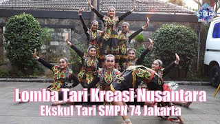 SMPN 74 Jakarta, Tari Pelas Raya, Lomba Tari Kreasi Nusantara (PPSB Jakarta Timur)