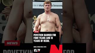 POVETKIN BANNED FOR FOUR YEARS AND 10 YEARS OF RESULTS REVOKED ‼️