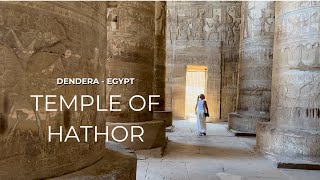 Exploring Hathor's Temple: Secrets of Dendera, Egypt 🇪🇬✨\