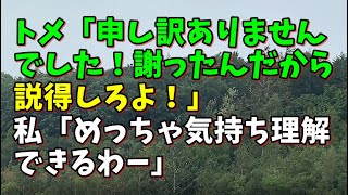 【スカッとひろゆき】トメ「申し訳ありませんでした！謝ったんだから説得しろよ！」 私「めっちゃ気持ち理解できるわー」