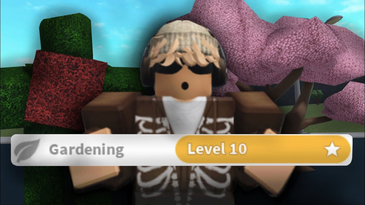 The Easiest Way To Level Up Your Bloxburg Gardening Skill - YouTube