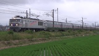 岩切駅～東仙台駅間8010レ　カシオペア上野行(2015/06/18)