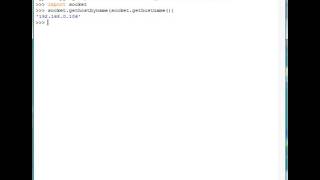 get host ip with python 3 - windows
