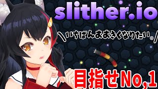 【slither.io】目指せミミズ界の頂点。【大神ミオ】