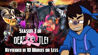 Every Episode of DEATH BATTLE! Season 3 Reviewed in 10 Words or Less!