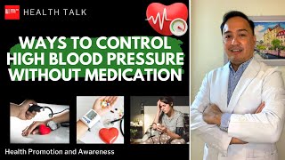 Ways to control high blood pressure without medication (Hypertension)
