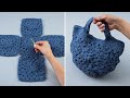 Easy crochet bag - tutorial for beginners!