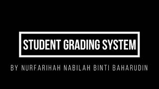 Student Grading System(C project)