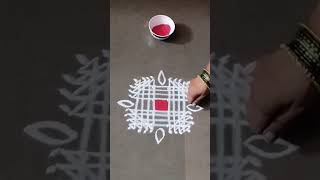 Rangoli 2.0 Beginner's rangoli for Aavani Matham #onam  #rangoli #shorts| Aavani Matham kolam 5