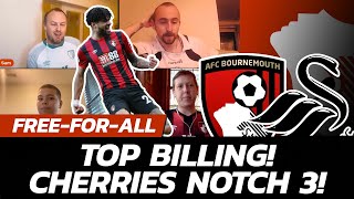 TO A MAN - EXCELLENT! AFC Bournemouth 3 - 0 Swansea - Cherries Fans React After PIVOTAL Win!