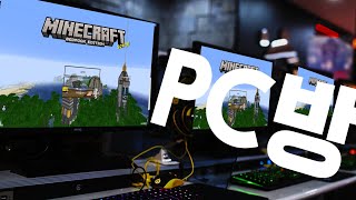 Minecraft but on pc room?!