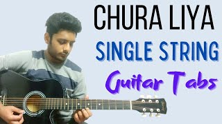 Chura Liya Hai On Single String | Guitar Tutorial #anshulsinghal