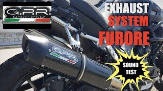 G.P.R exhaust system  FURORE- SOUND TEST - Suzuki V-STROM dl 1000