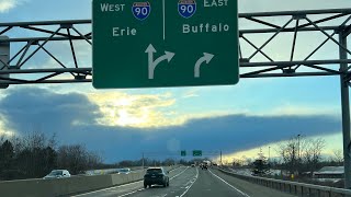 Snow Squall Intercept Time Lapse
