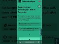 Analyze your WhatsApp group chats within 30 seconds!