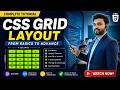 CSS Grid Layout Full Tutorial | Grid Model, repeat(), auto-fill, auto-fit, fr Unit & Gap Properties