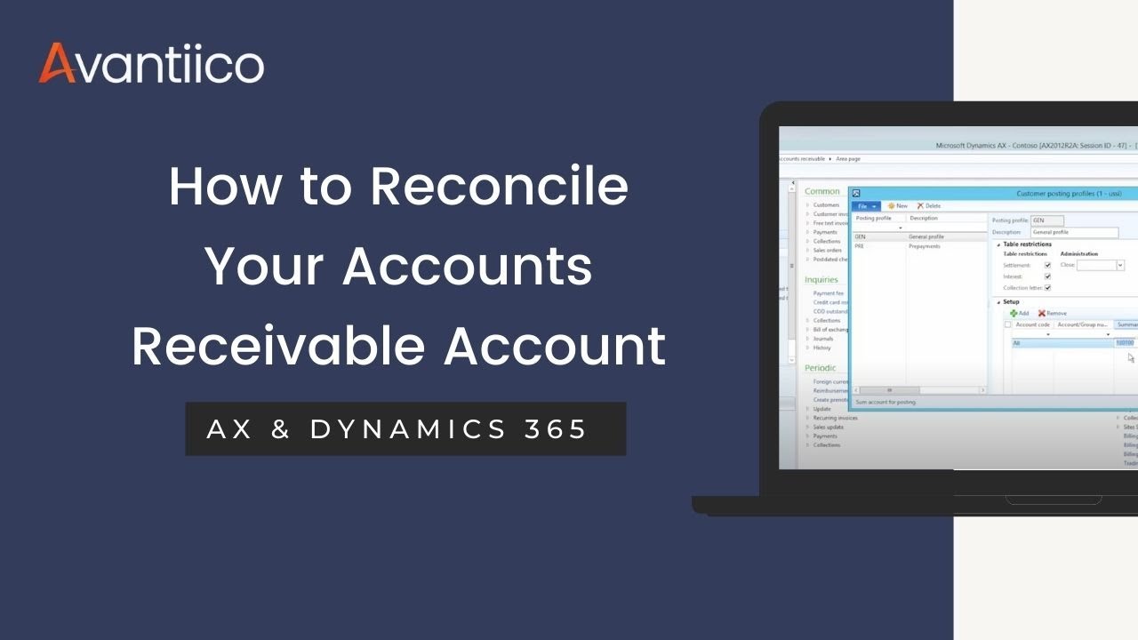 How To Reconcile Your Accounts Receivable Account - YouTube