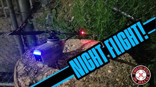 E110 Sentry Helicopter Night Flight🔥