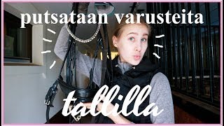 VARUSTEIDEN PUTSAILUA | tallivlogi