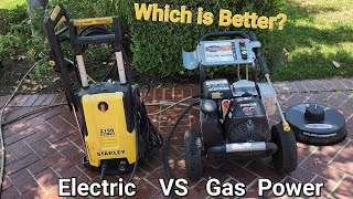 Electric vs Gas Pressure Washer - Which is better?
