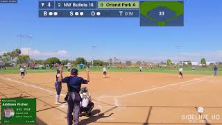 NW Bullets 18U Gold Campos @ Orland Park As (2021.07.28)