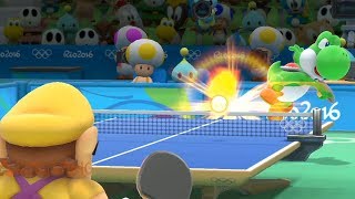 Table Tennis(Difficulty)Wario and Yoshi(CPU)Mario and Sonic at The Rio 2016 Olympic Games