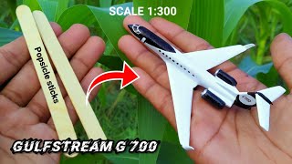 How to make Gulfstream G700 airplane | Ice Cream Stick