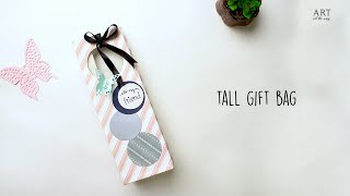 Tall Gift Bag | DIY Gift bag idea | Paper Bag