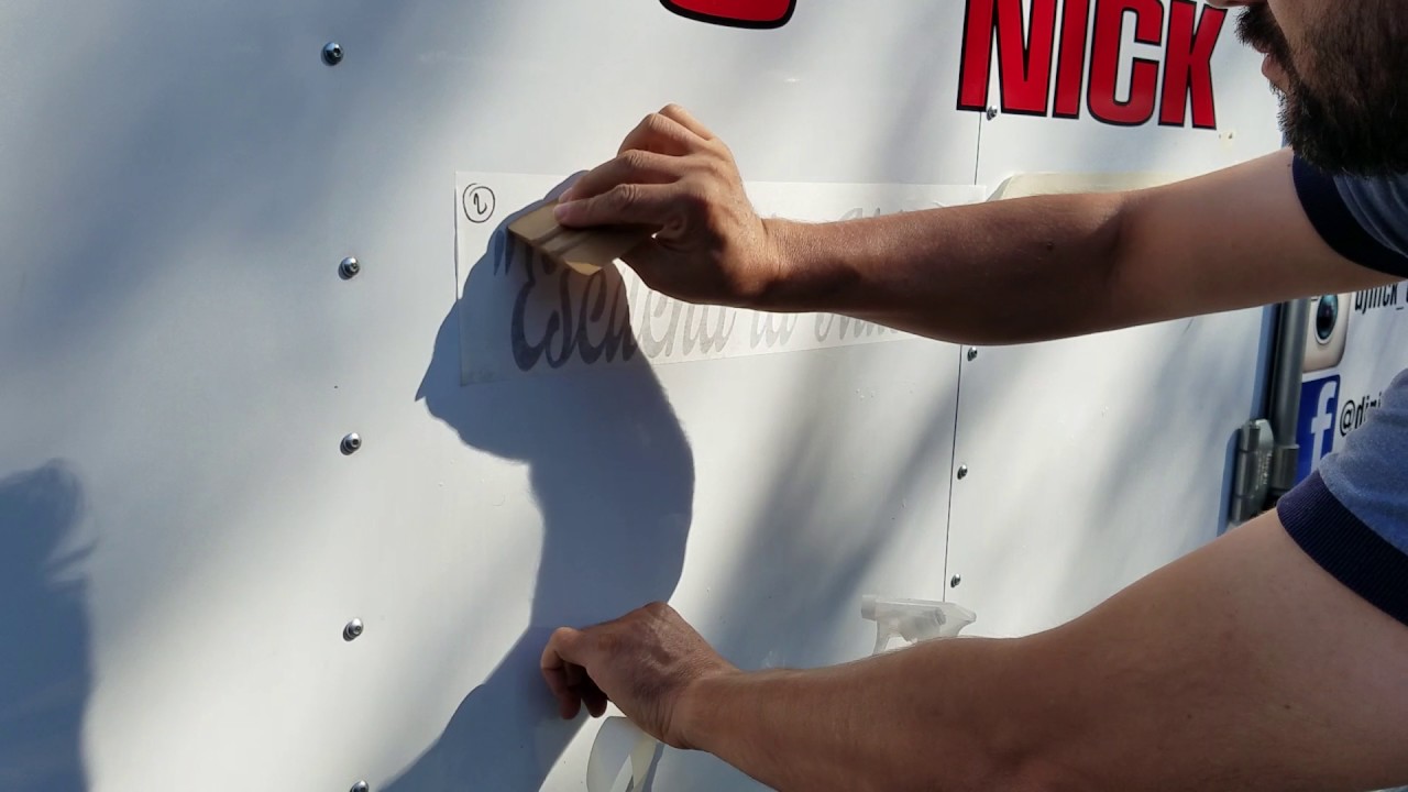 Car Decals How To Install A Vinyl Sticker Steps For Decal