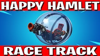 complete a lap of the race track in happy hamlet location week 5 challenges fortnite season 8 - fortnite defi circuit happy hamlet