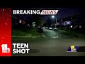 Teenager shot in west Baltimore