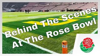 Behind The Scenes At The Rose Bowl: On The Field At The Rose Bowl