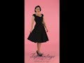 topvintage 50s mad men swing dress black